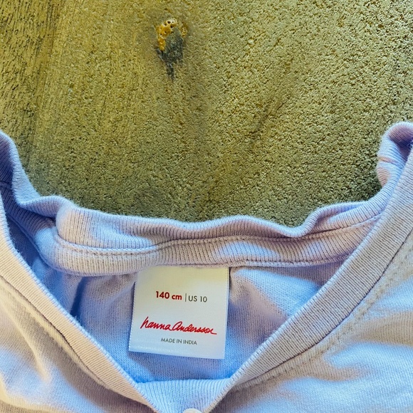 Hanna Andersson Lilac Unicorn T-Shirt Size 10 -X2 - Picture 3 of 5